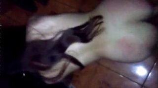 Chibola cumpliendo su fetiche