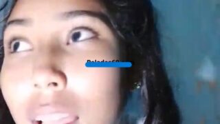 Directo de morrita de 18 años morenita pt1