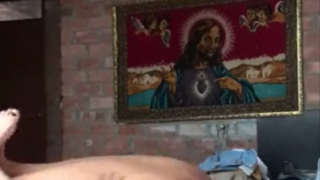 Morrita aprendiendo a coger