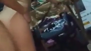 Cachando a mi empleada en la cocina