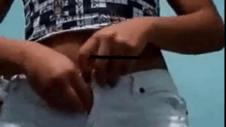 Colegiala en calzon blanco