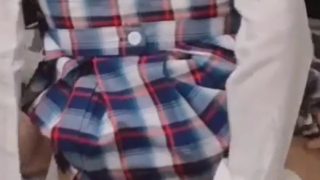Colegiala mexicana haciendo el delicioso
