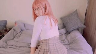 Follando el culo de otaku traga leche