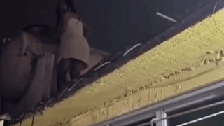 Cachando en el techo con la vecina