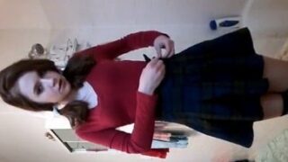 Chica con coletas peladita como te gustan