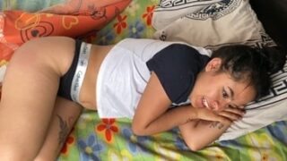 Mañanero con mi mujer con la tanguita a un costado